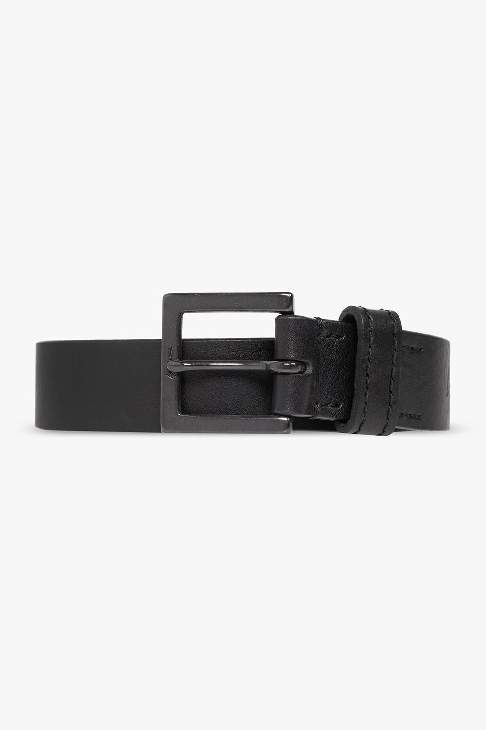 Black Leather belt Yohji Yamamoto - Vitkac GB